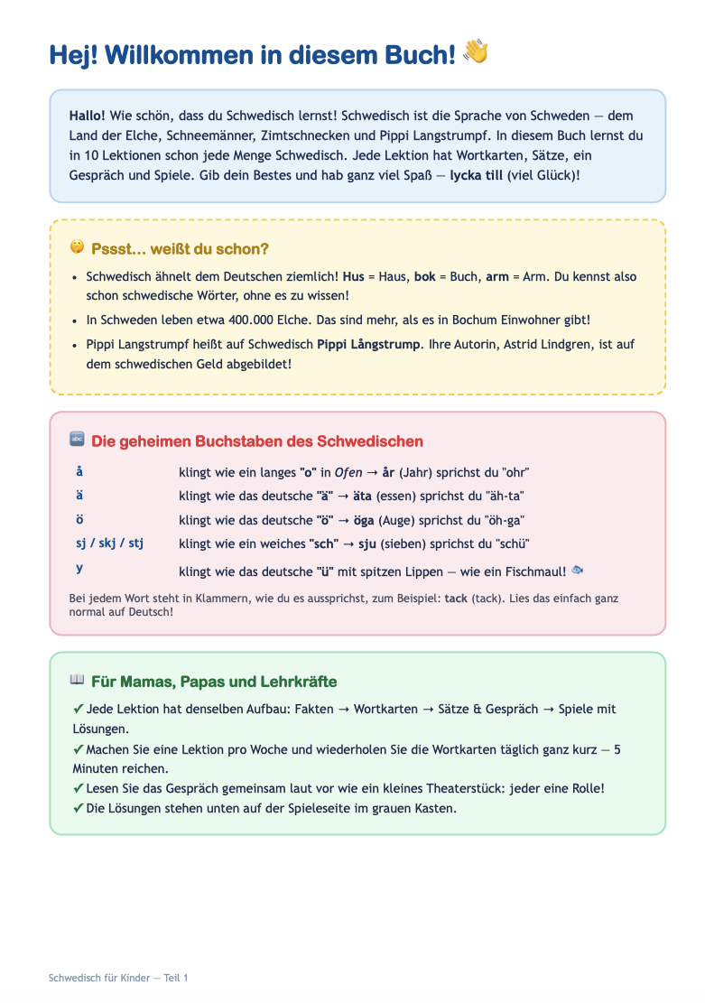Schwedisch für Kinder Teil 1 DIGITAL Foto 4